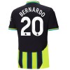 Camisola Manchester City Bernardo 20 Homen Equipamento 2ª 24/25